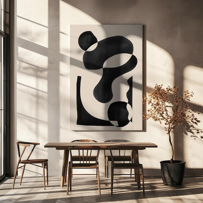 "Patterned Abstract" Wrapped Canvas Wall Art