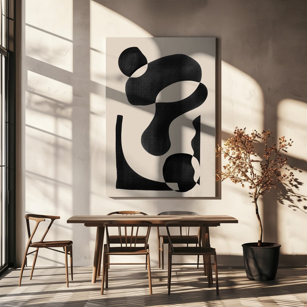 "Patterned Abstract" Wrapped Canvas Wall Art