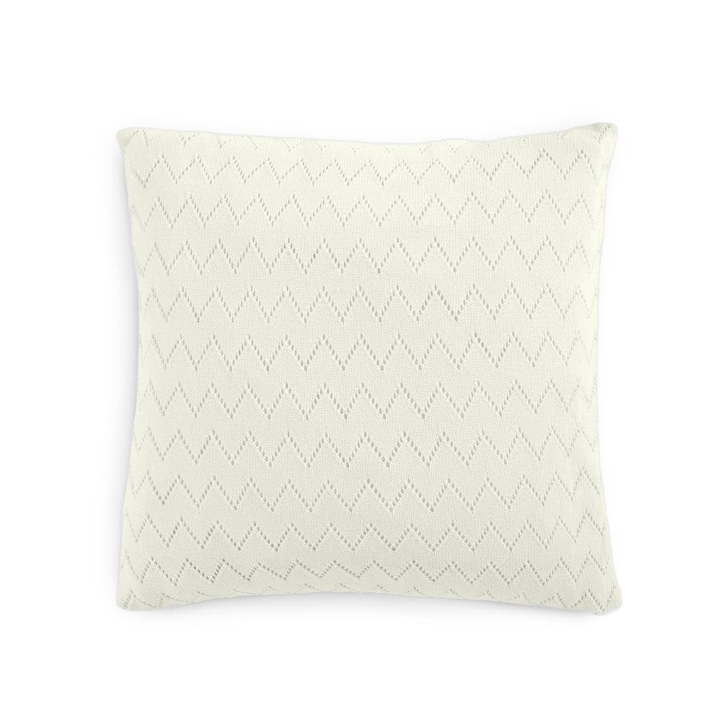 Southern Tide Herringbone Square Ivory Decorative Pillow