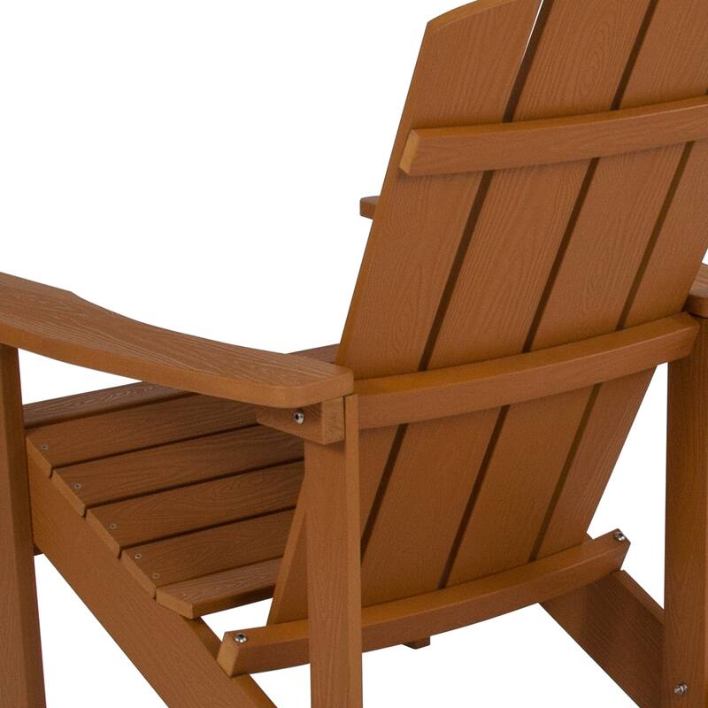 All-weather Poly Resin Wood Outdoor Adirondack Chair (Set of 4)
