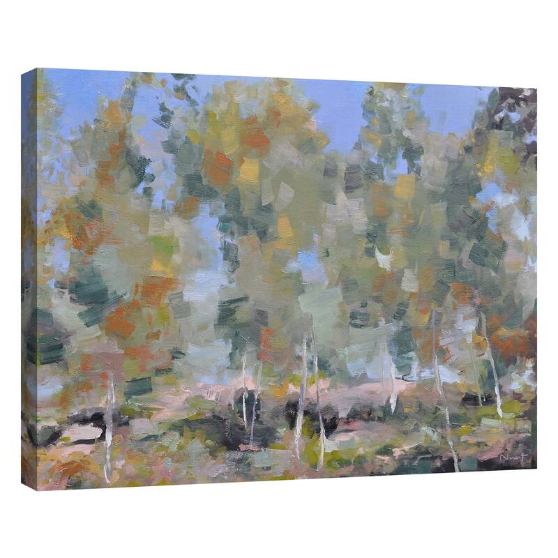 Dancing Birch by Clement Nivert Canvas Art Print