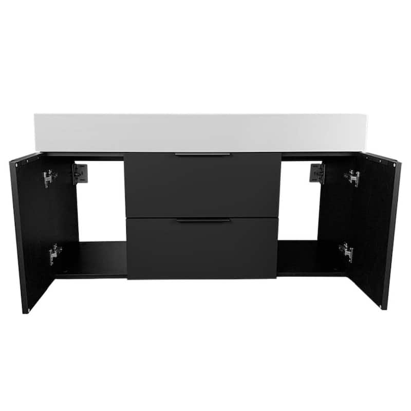 Nameeks Derin-4818-W-C Derin 48" Wall Mounted Single Basin Vanity Set