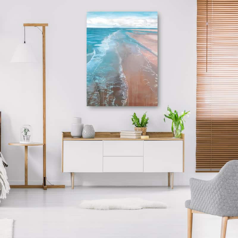 Pink Sands By Studio Arts Canvas Art Print