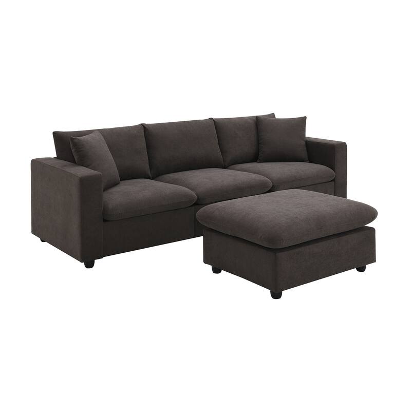 Modern Sectional Sofa L-shaped Couch Set