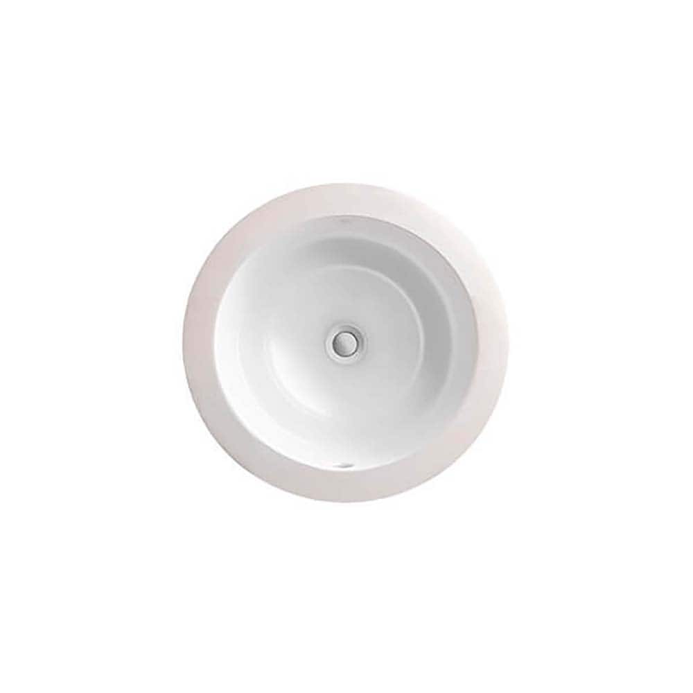DXV D20120000 Pop 12" Circular Vitreous China Undermount Bathroom Sink