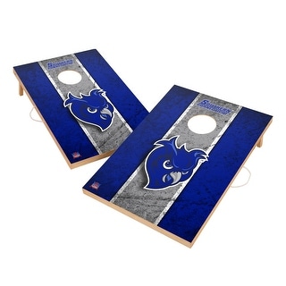Vintage Southern Connecticut State University Owls Regulation 2x4 Cornhole Set