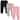 Hudson Baby Toddler Girl Cotton Pants 3pk, Light Pink Black
