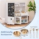 preview thumbnail 8 of 8, Gymax Play Kitchen Toy Set w/ Chalkboard Oven Sink Faucet Stove Water