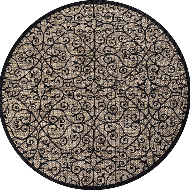 JONATHAN Y Ourika Textured Weave Indoor/Outdoor Area Rug