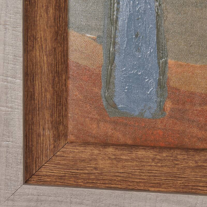 Gray Day (48.5 x 29.5) Framed Canvas Art Print