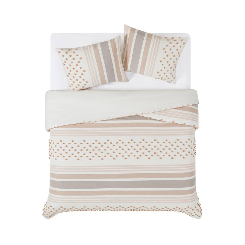 Brooklyn Loom Mia Tufted Texture Comforter Set