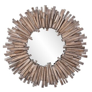 Allan Andrews Carbon Loft Gwynn Round Wall Mirror