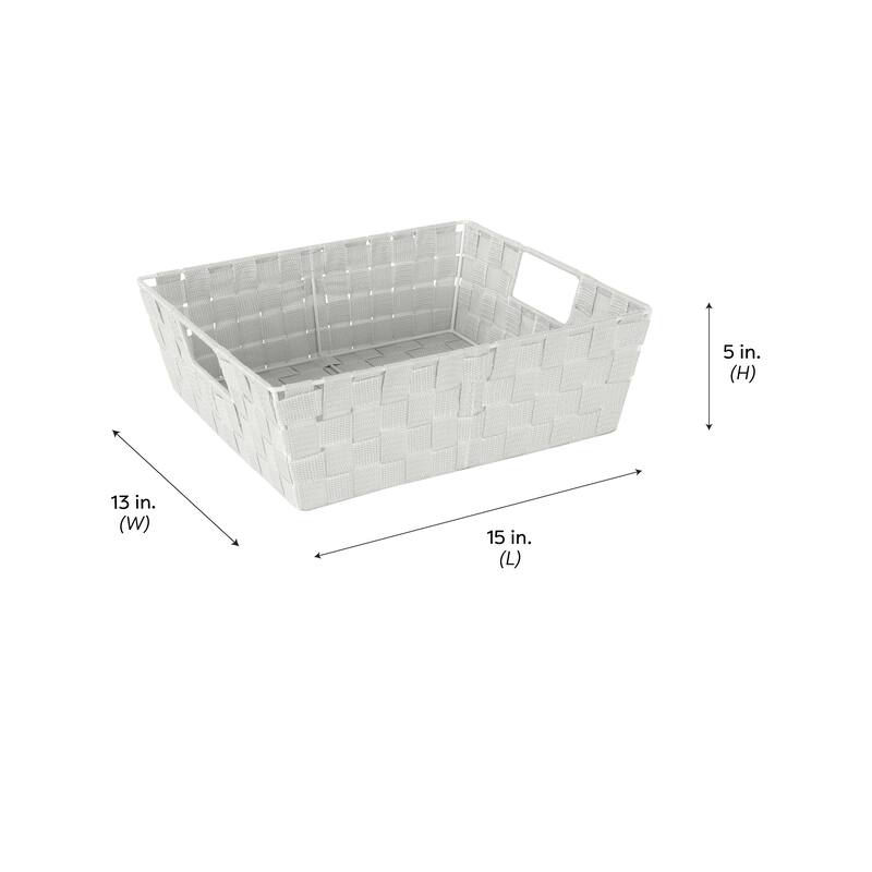 Simplify 2 Pack Storage Shelf Tote