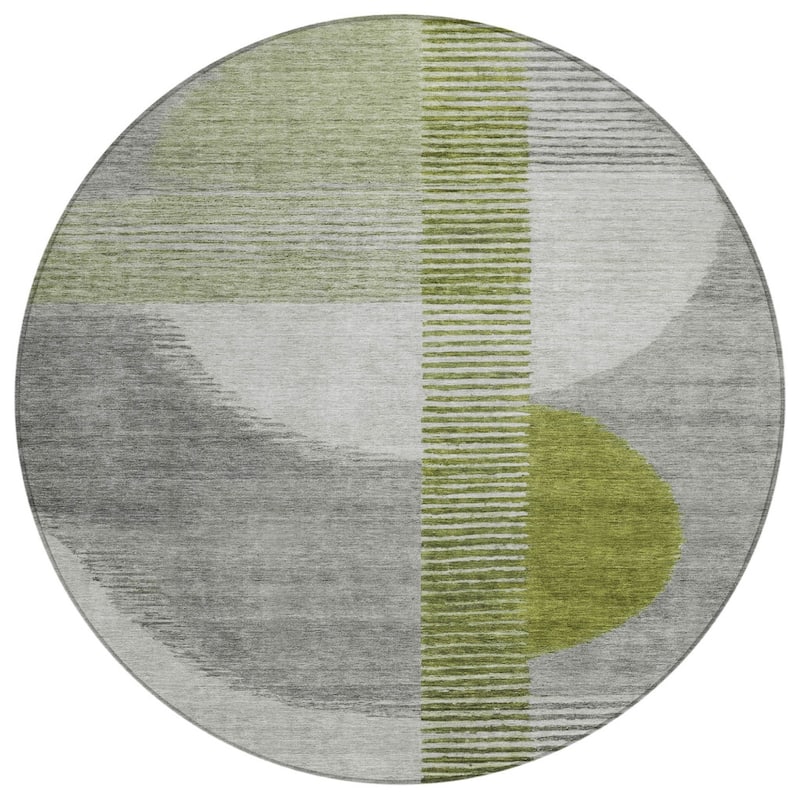 HomeRoots Geometric Transitional Rectangle Outdoor Rug