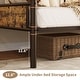 preview thumbnail 12 of 14, Garvee Modern Twin Daybed with Classic Headboard, Metal Sofa Bed Frame Heavy Duty Steel Slats Support