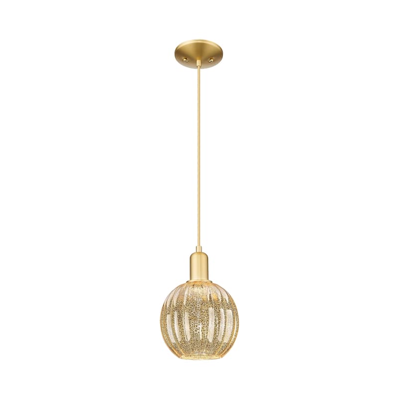 Innovations Lighting Downtown Urban - Preston - 1 Light 7" Globe Shade Cord Hung Mini Pendant