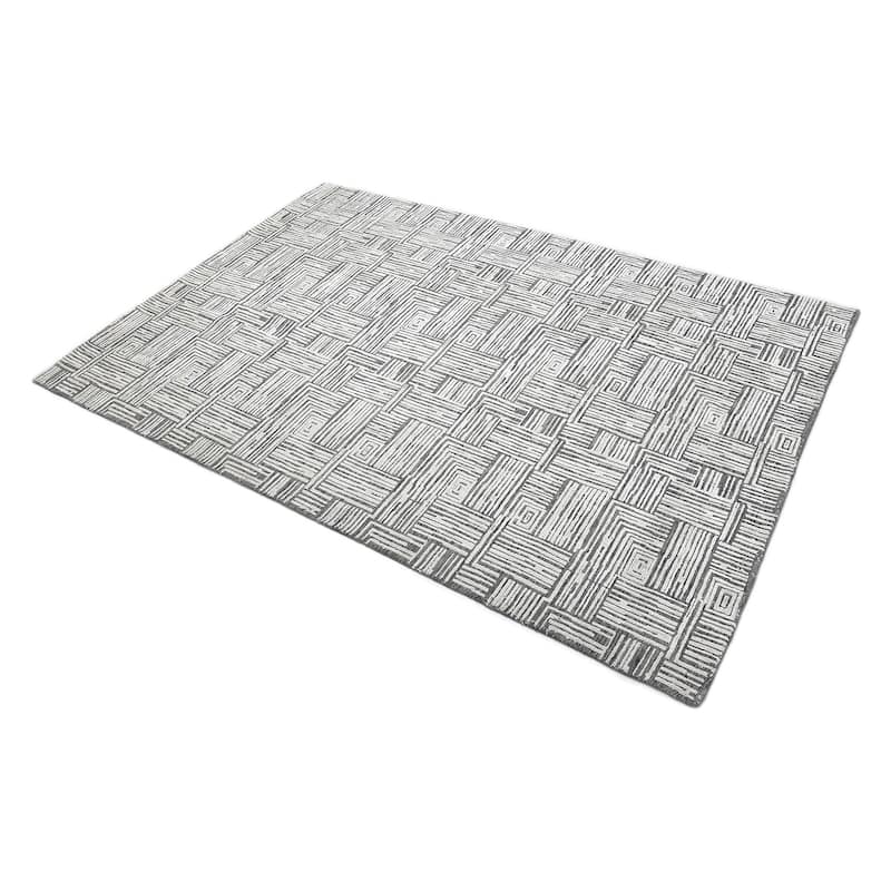 Karissa Contemporary Modern Hand Loomed Area Rug
