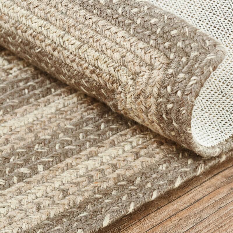 Cobblestone Jute Rug Rect w/ Pad 20x30 - 20" x 30" Rectangle