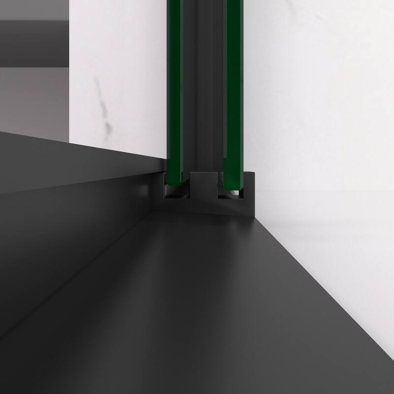 Aluminum Frame Double Sliding Shower Door