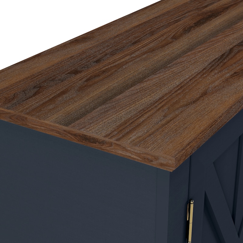 70" Farmhouse TV Stand Console for TVs up to 75 inch - 70" in Width