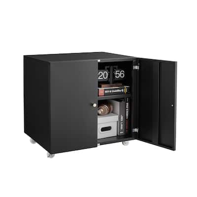 Printer Stand with Wheels, Mobile Filing Cabinet
