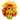 GPB4307-OR/GD MIX Artificial Full Mixed Bush, Orange Gold, 24 Stems