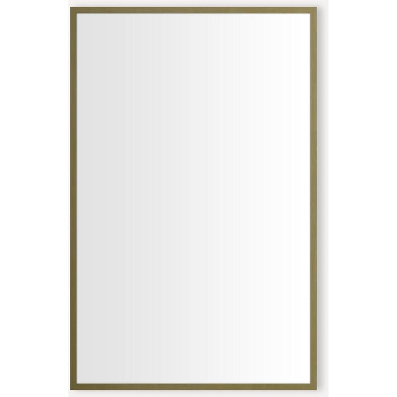 Robern CC2030D4TFSC Craft Series 19-1/4" x 30" Framed Single Door - Aged Brass - Brass Finish