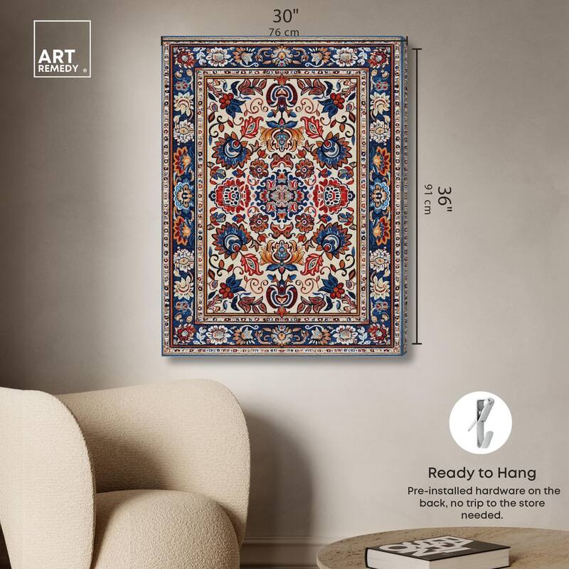 Morrocan Garden Canvas by Art Remedy, Gallery Wrapped