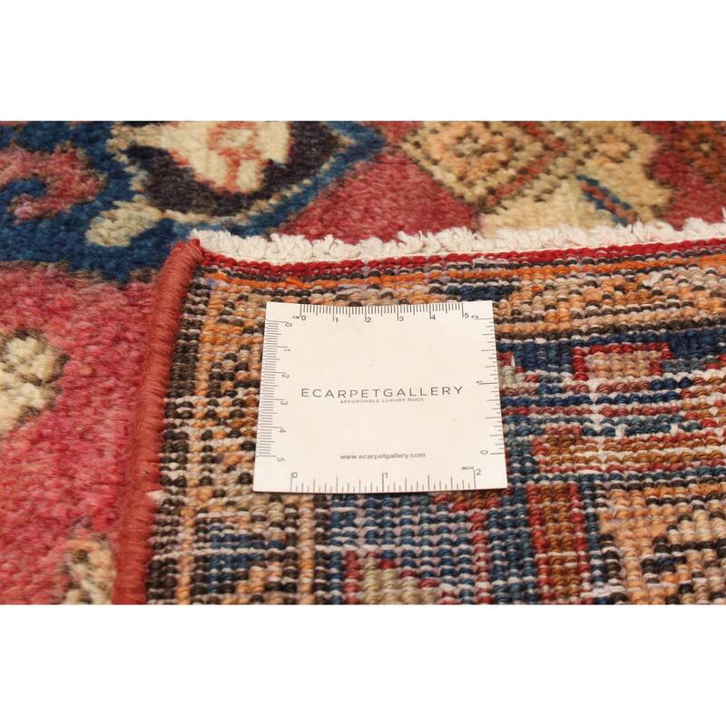 ECARPETGALLERY Hand-knotted Andelz Red Wool Rug - 4'3 x 8'2