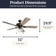 preview thumbnail 8 of 30, Copper Grove Strang Indoor/ Outdoor Ceiling Fan - 52-inch