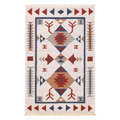 Ankara FW Grey Kilim 5'0" x 8'0" - 5'0 x 8'0