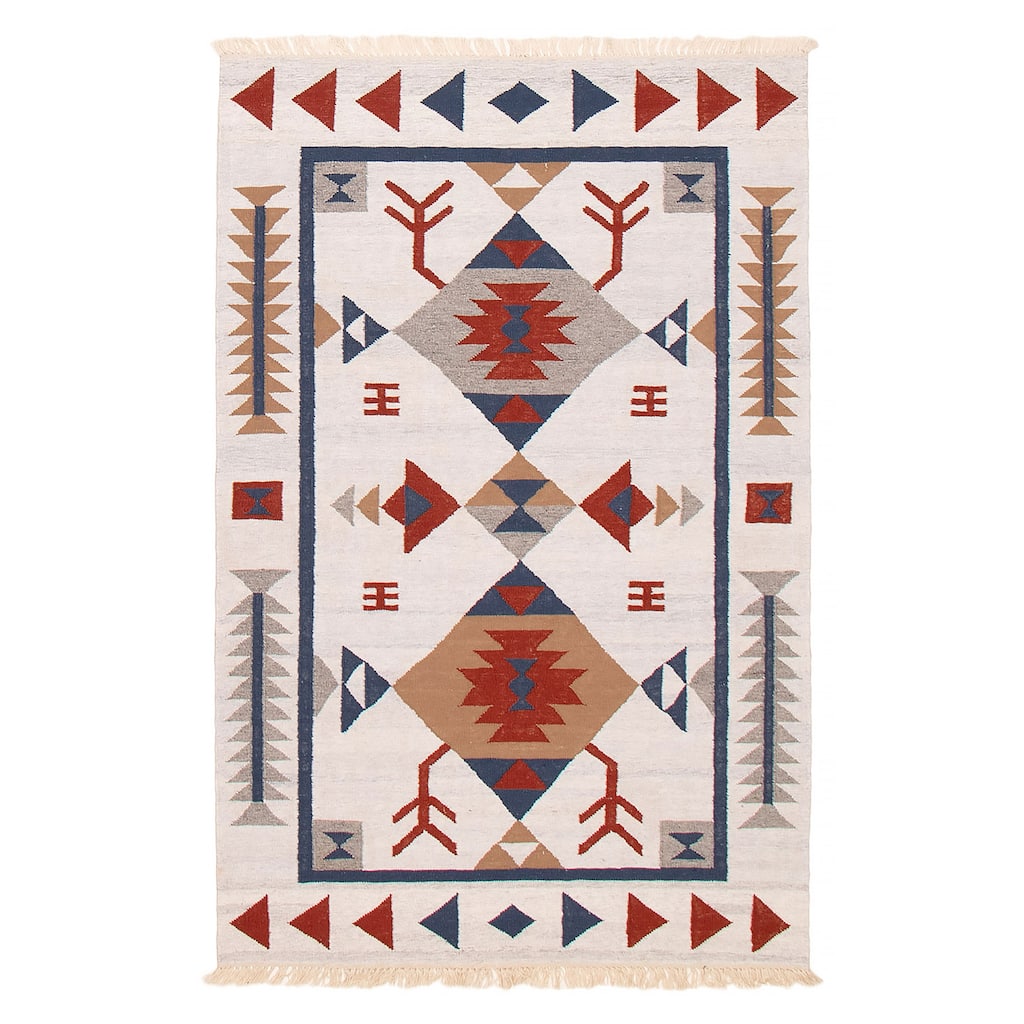 Ankara FW Grey Kilim 5'0" x 8'0" - 5'0 x 8'0