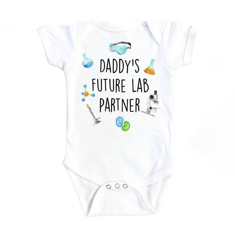 Science - Baby Boy Girl Clothes Infant Bodysuit Funny Cute Newborn 1C - Blue - 0-3M