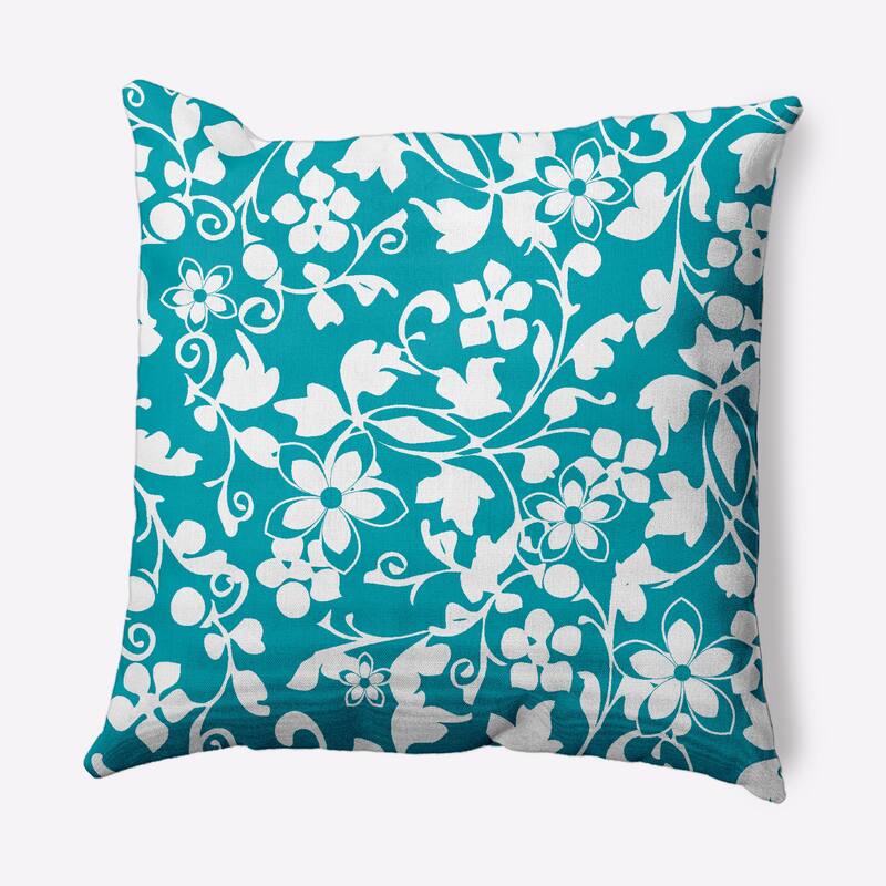 Evelyn Decorative Throw Pillow - Turquoise - 20" x 20"