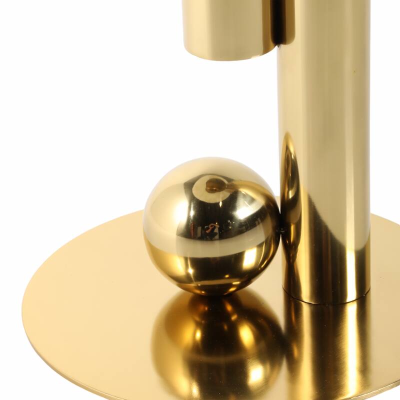 Modern Accent Side Table - Contemporary Round Accent Design for Home decor - 22", White - 18" x 18" x 22"