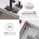 preview thumbnail 8 of 12, STYLISH 42 inch Stainless Steel 16G 70/30 Double Bowl Workstation Kitchen Sink - 42" x 19" x 10"