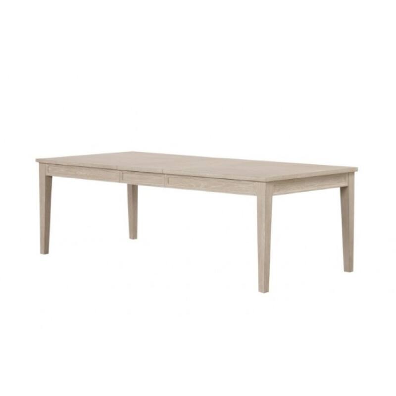 Rozie 72-90 Inch Extendable Dining Table, Farmhouse Light Oak Brown