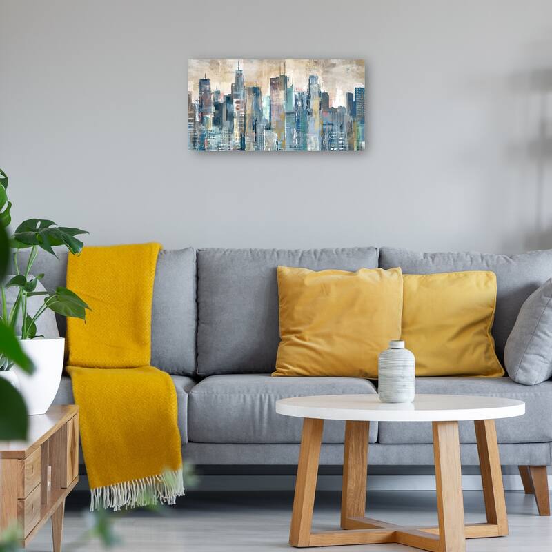 Urban Hues By Studio Arts Canvas Art Print