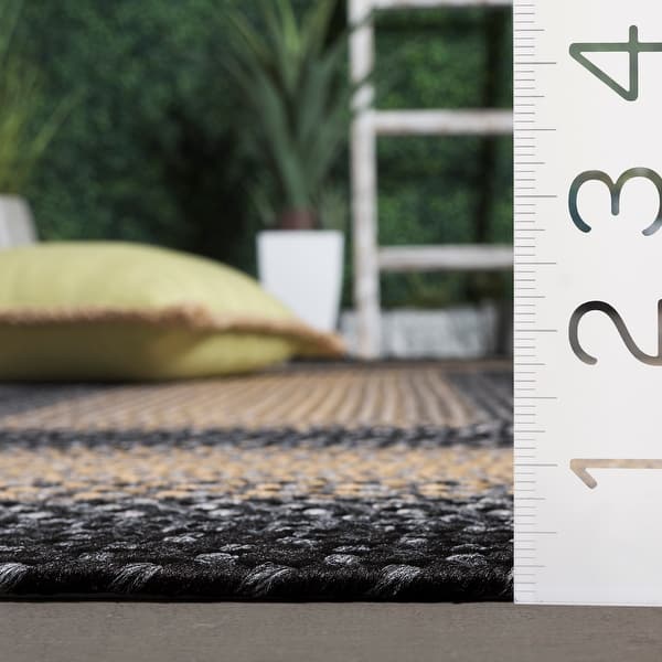 dimension image slide 0 of 6, SAFAVIEH Handmade Braided Josefa Country Rug