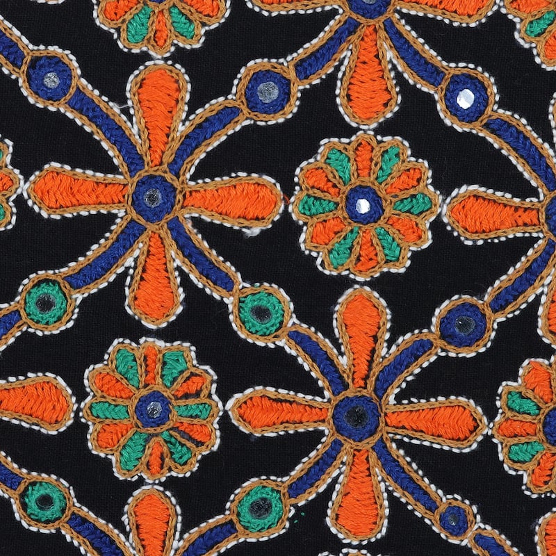 Novica Handmade Palace Maze Cotton Cushion Cover