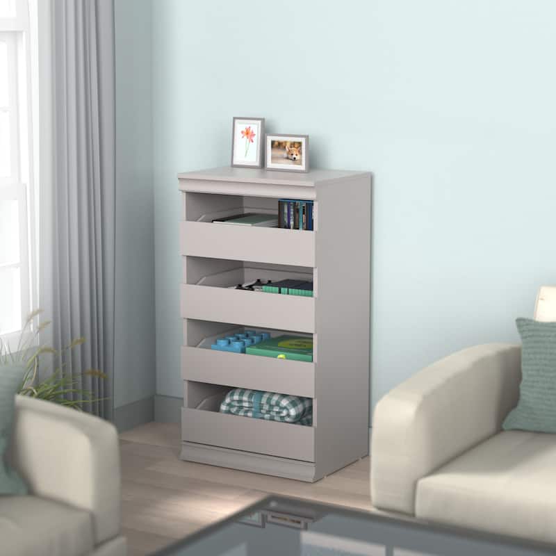 ClosetMaid Modular Storage 4-Drawer Unit - Smoky Taupe