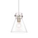 Option Satin Nickel / Clear
