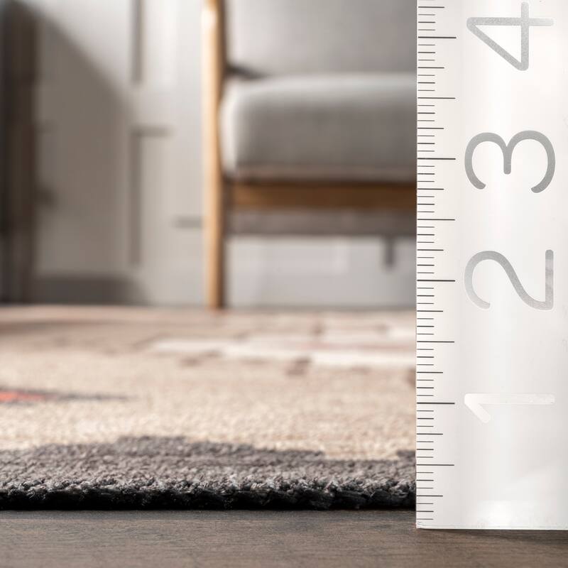 Nuloom Imelda SpinClean Aztec Machine Washable Area Rug