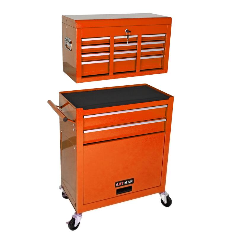 High Capacity Rolling Tool Chest with Wheels and 8 Drawers