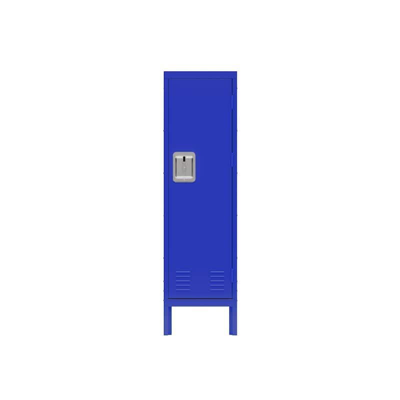 1 Door Tall Single Metal Locker-Retro Style Storage Cabinet--Industrial Furniture