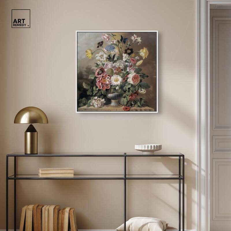 Classical Dream Vase Canvas by Art Remedy