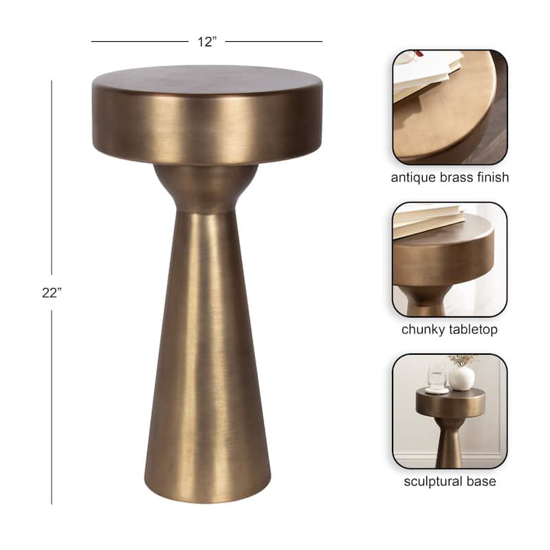 Kate and Laurel Solbrett Metal Table