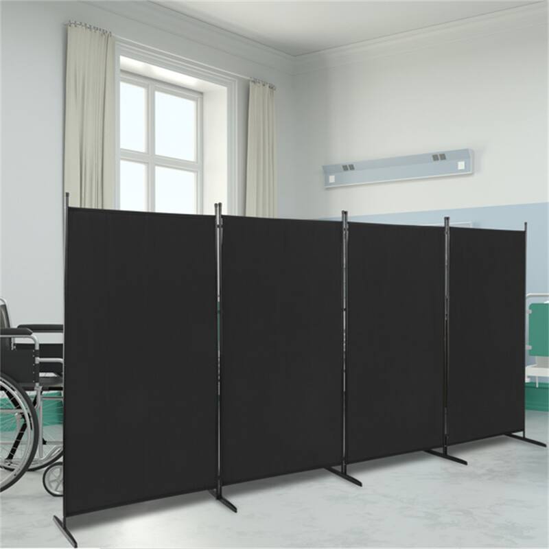 6FT Polyester Fabric Plastic Foldable Screen