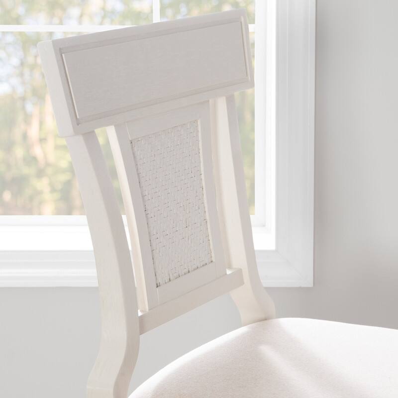 Ryder Handwoven Rattan Farmhouse Bar Stool