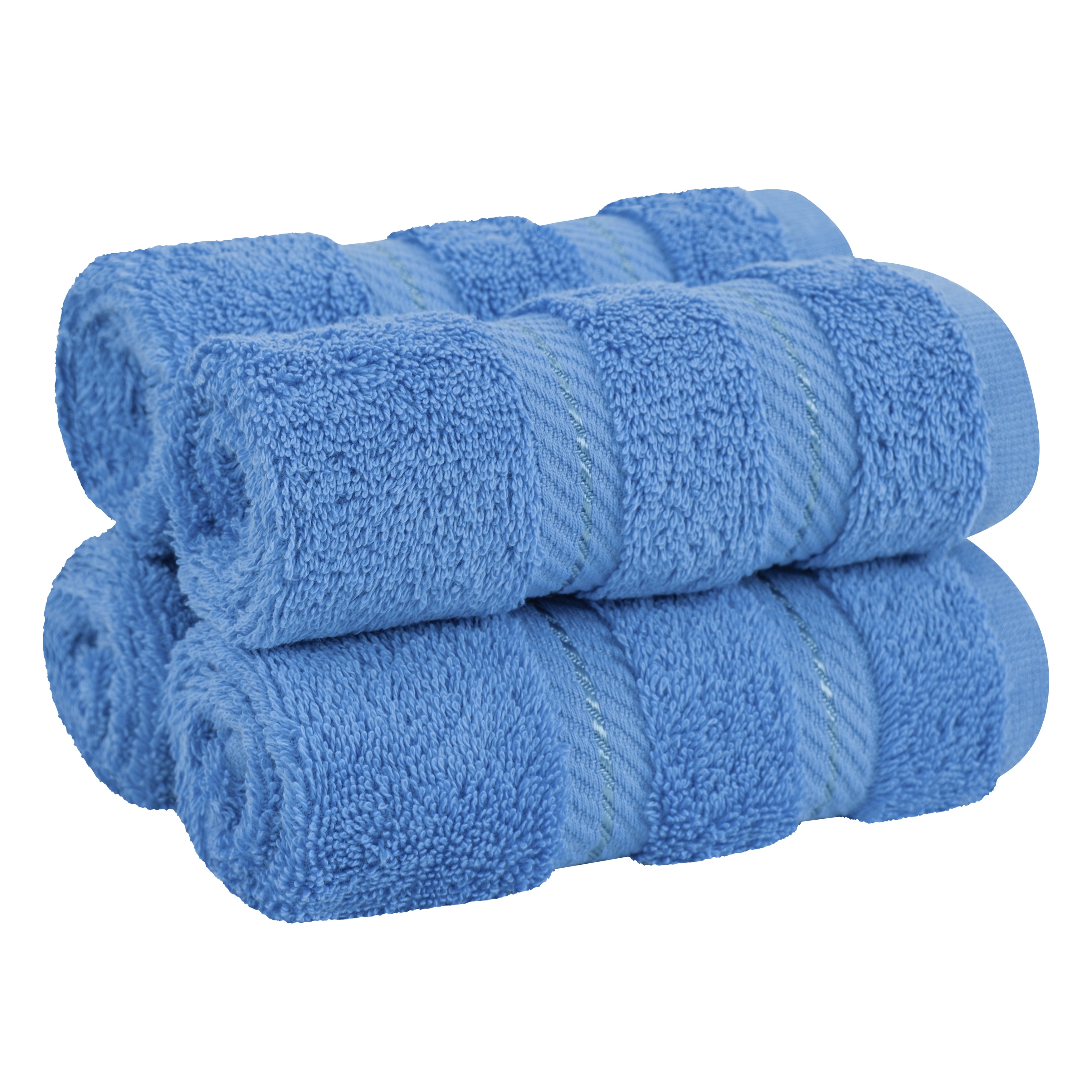 American Soft Linen Navy Blue 6-Piece Turkish Cotton Towel Set